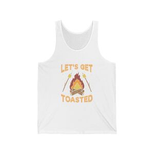 Let's Get Toasted Funny Unisex Jersey Tank