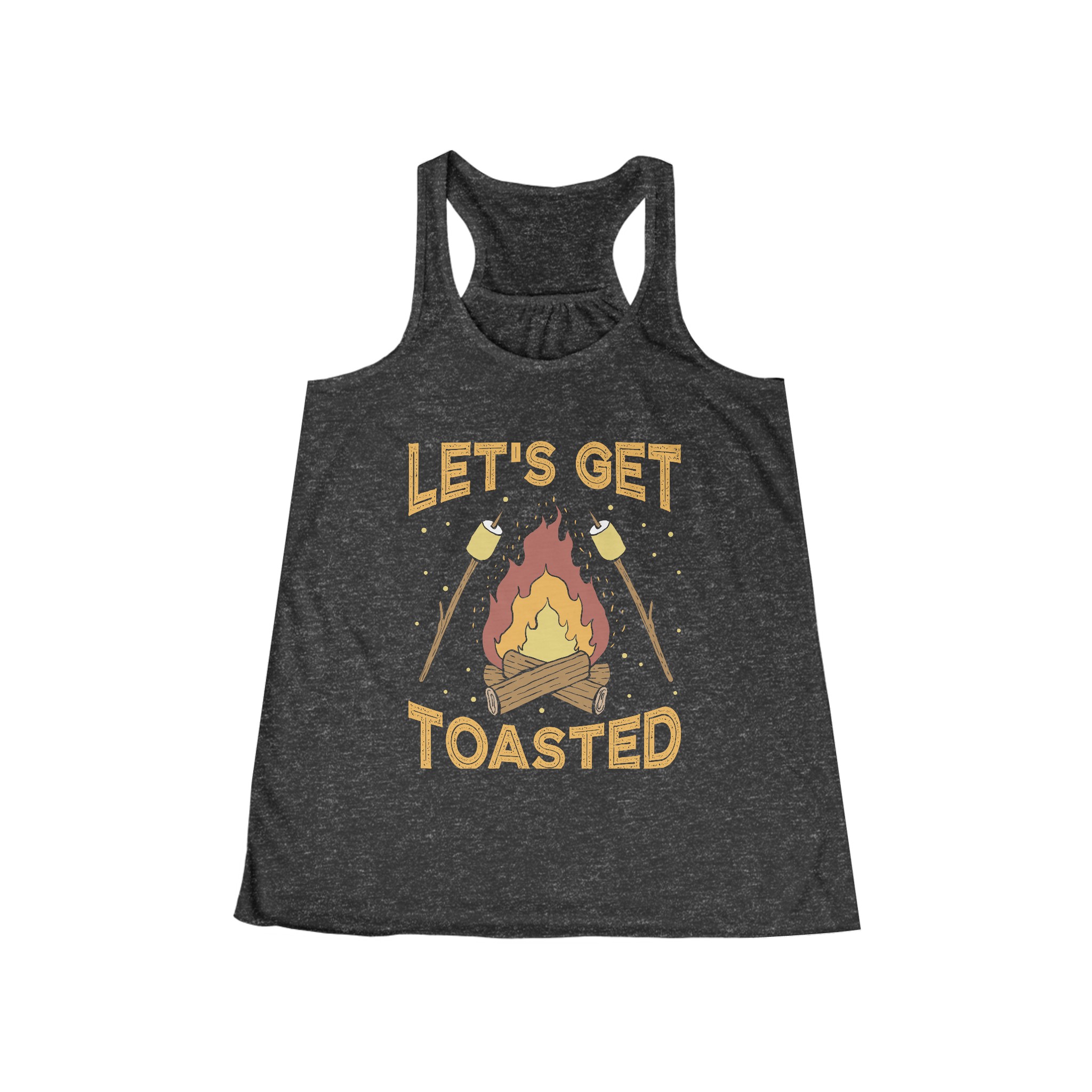 Let's Get Toasted Women's Flowy Racerback Tank