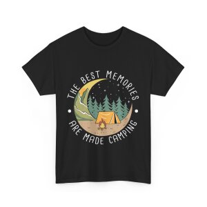 The Best Memories Are Made Camping Unisex Heavy Cotton Tee