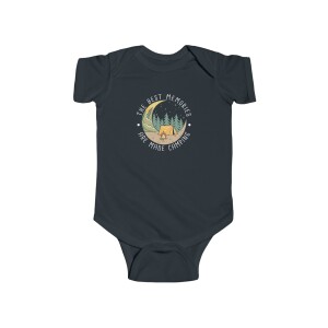 The Best Memories Camping Infant Fine Jersey Bodysuit