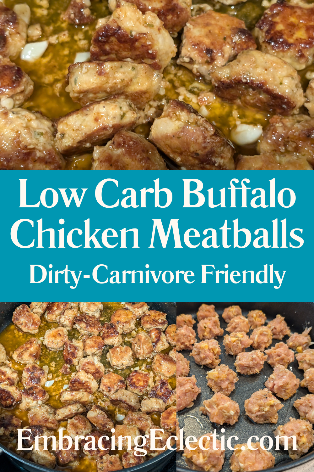 Low Carb Buffalo Chicken Meatballs – Dirty Carnivore Friendly