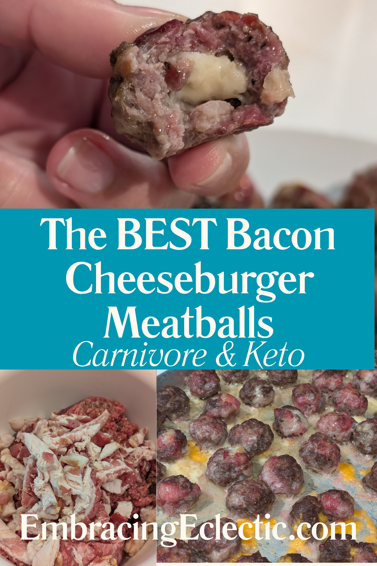 Bacon Cheeseburger Meatballs